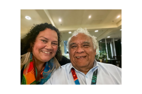 Wendy with Professor Tom Calma AO